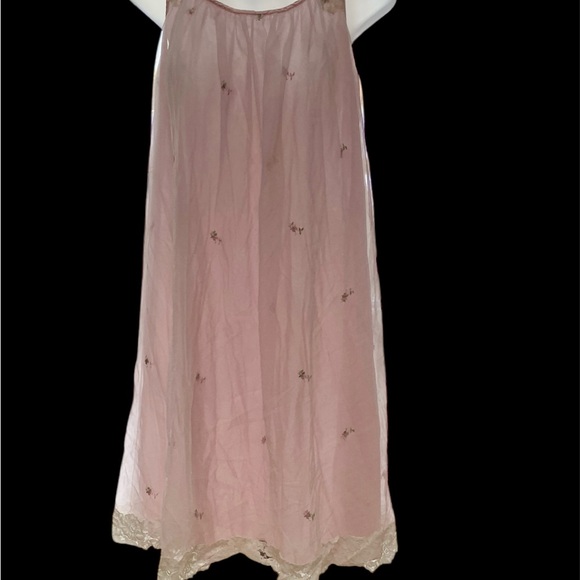 Vintage 50s 60s ILGWU Nightgown Chemise Retro Pinup Sabrina Carpenter - Picture 4 of 10